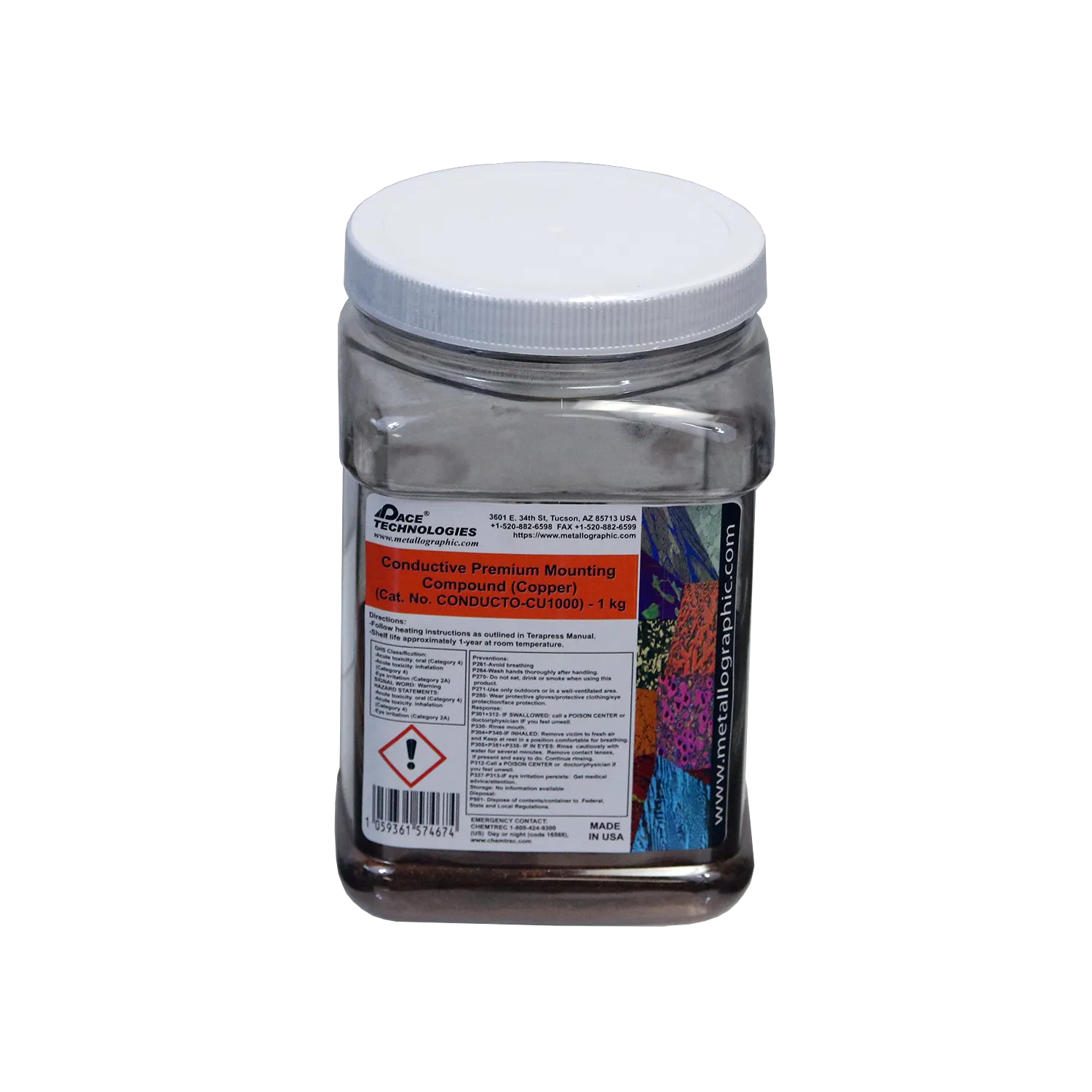 Resina conductora de montaje por compresión de primera calidad (cobre), CONDUCTO-CU1000