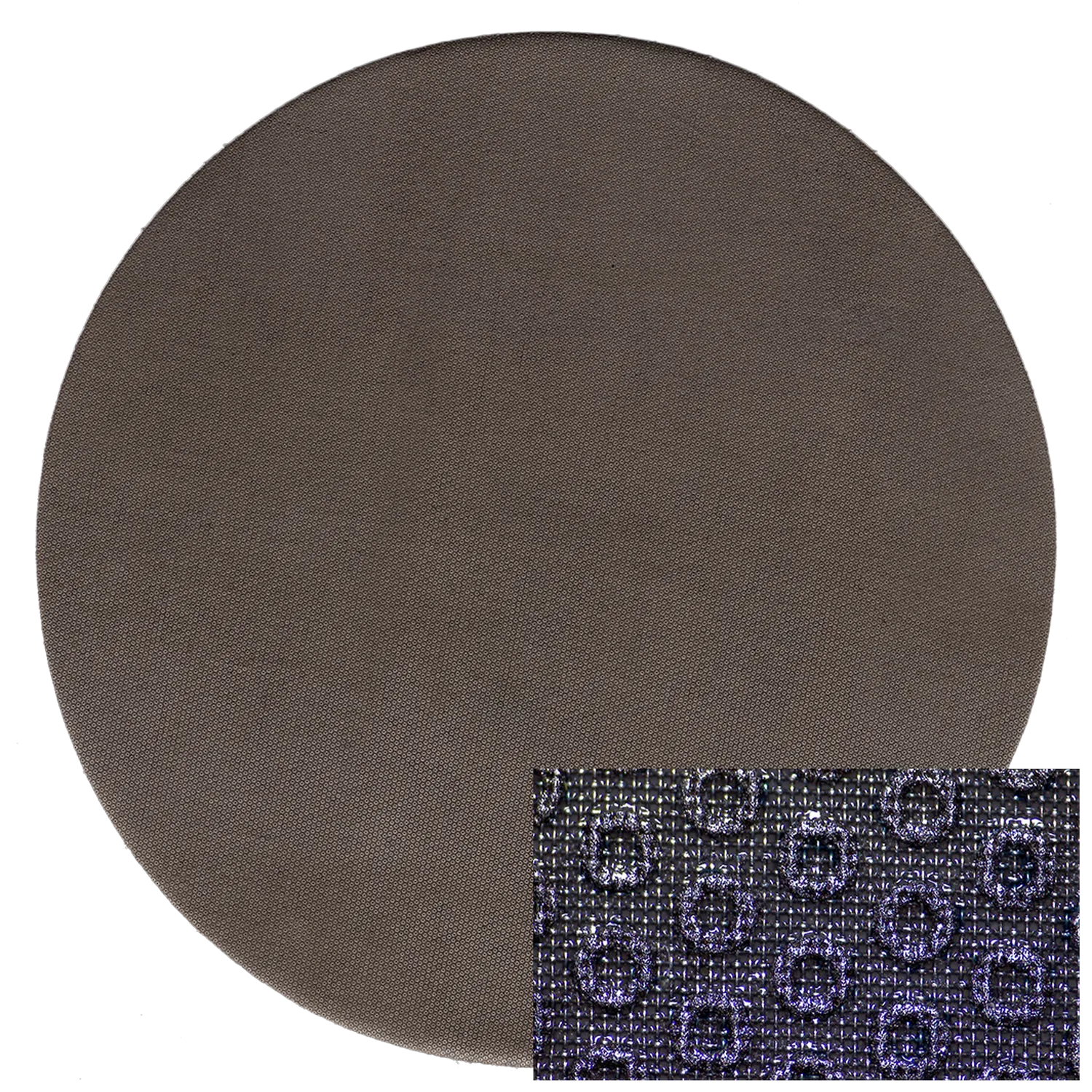 Disco abrasivo de diamante con aglomerante metálico de 8" con respaldo de PSA, 30 micrones, 1/caja, DIA-M030-08-PSA