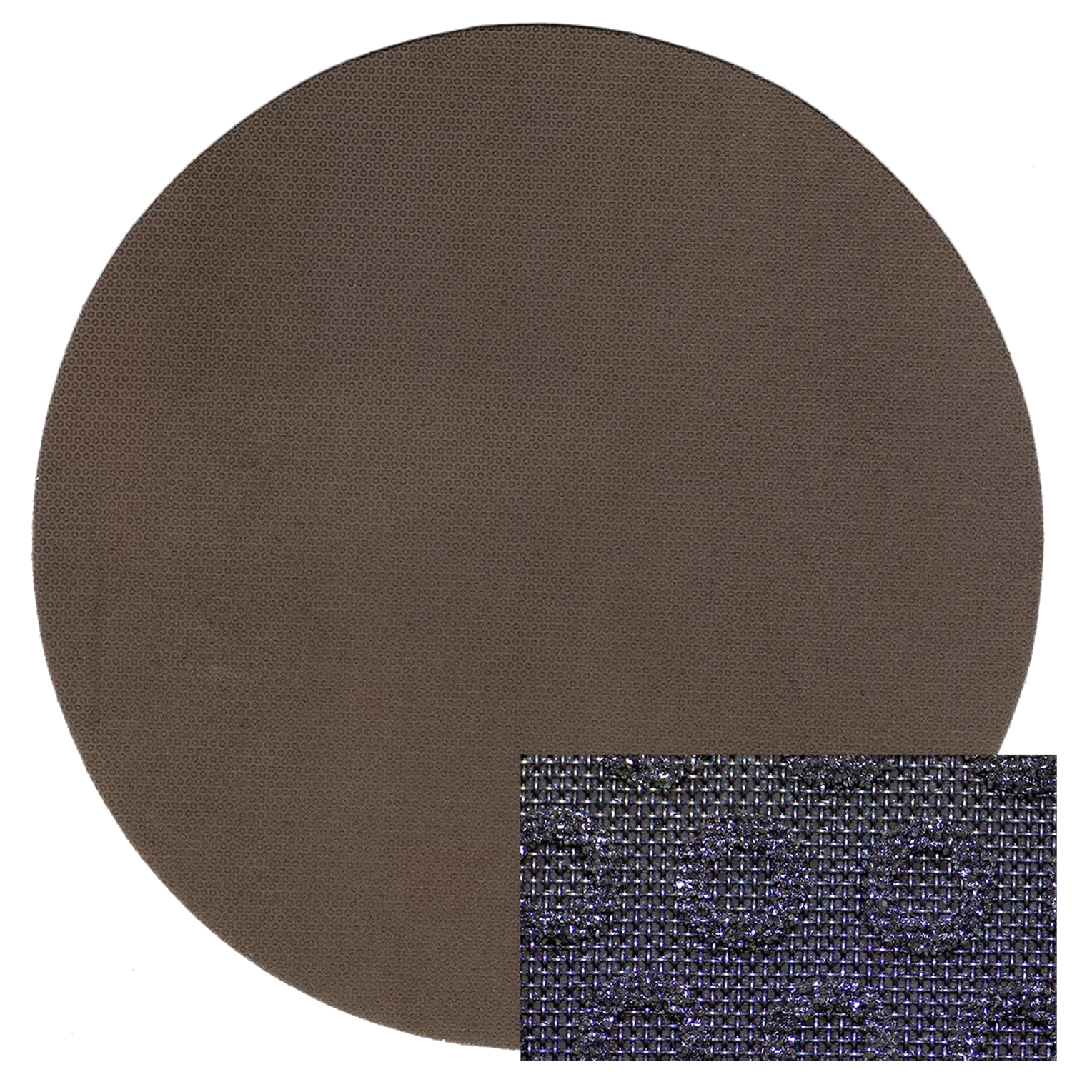 Disco abrasivo de diamante con aglomerante metálico de 8" con respaldo de PSA, 40 micrones, 1/caja, DIA-M040-08-PSA