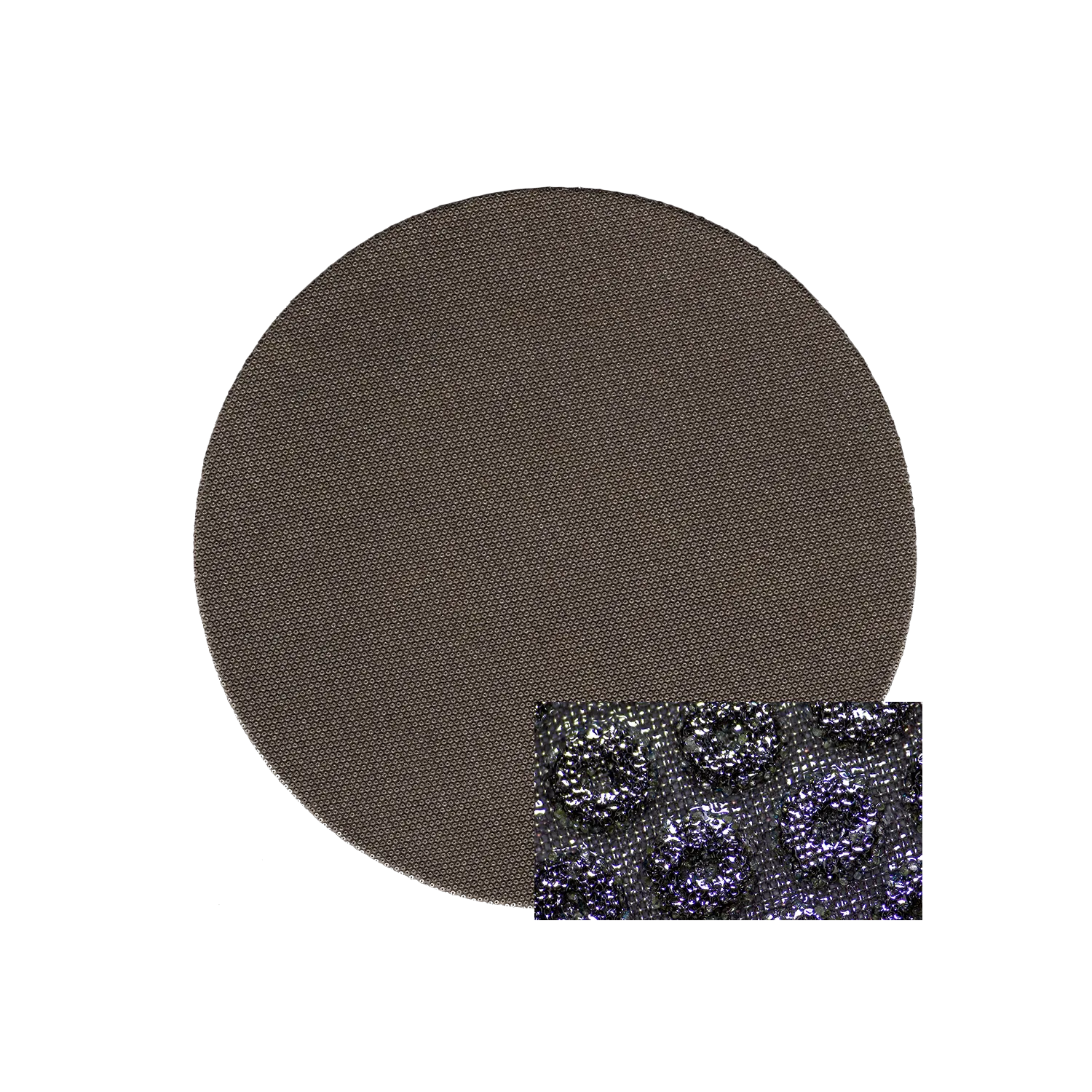 Disco abrasivo de diamante con aglomerante metálico de 8" con respaldo MAG, 75 micrones, 1/caja, DIA-M075-08-MAG