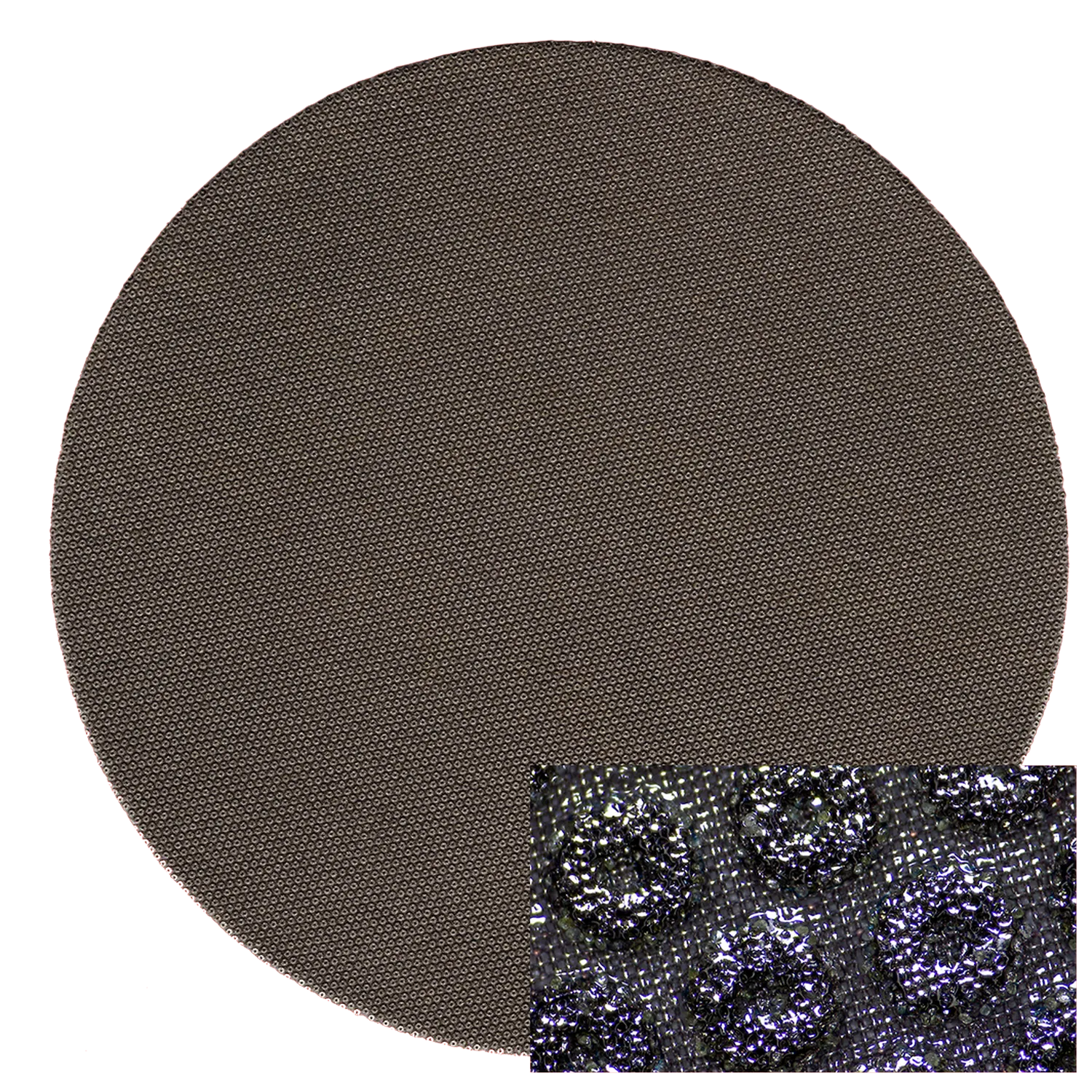 12" Metal Bonded Diamond Abrasive Grinding Disk with MAG backing, 75 micron, 1/box, DIA-M075-12-MAG
