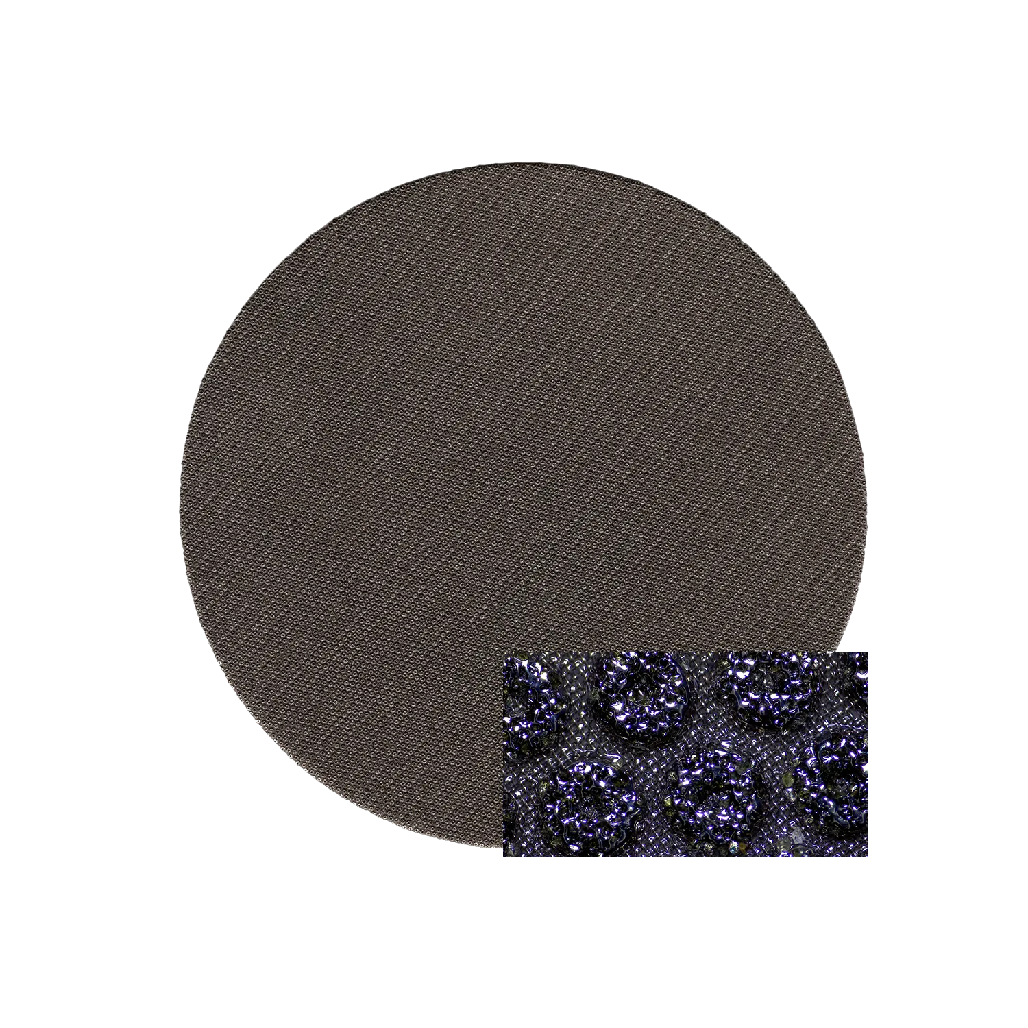 Disco abrasivo de diamante con aglomerante metálico de 8" con respaldo MAG, 125 micrones, 1/caja, DIA-M125-08-MAG