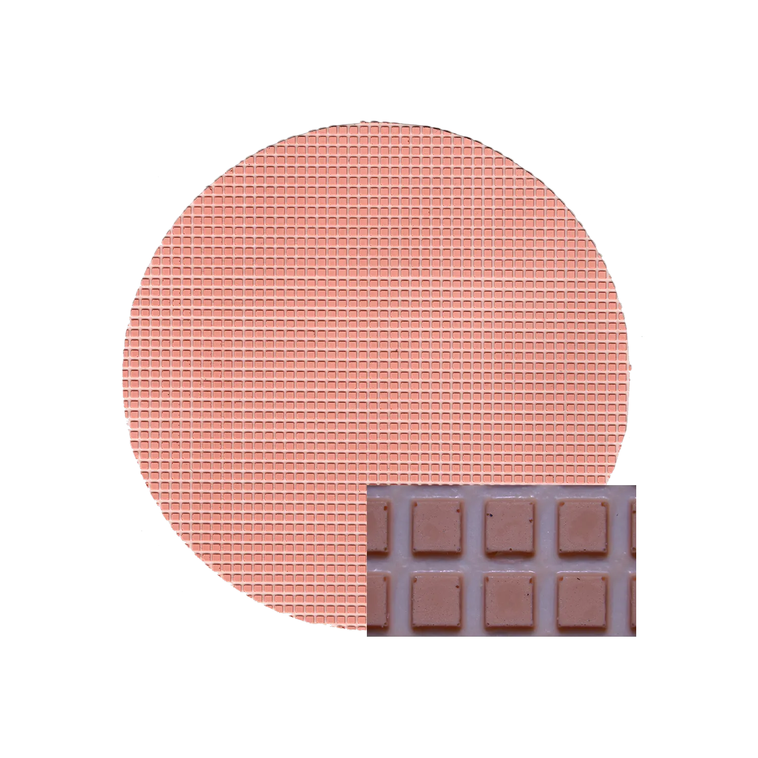 Disco abrasivo de diamante con resina adherida de 8" con respaldo magnético, 25 micrones, 1/caja, DIA-R025-08-MAG