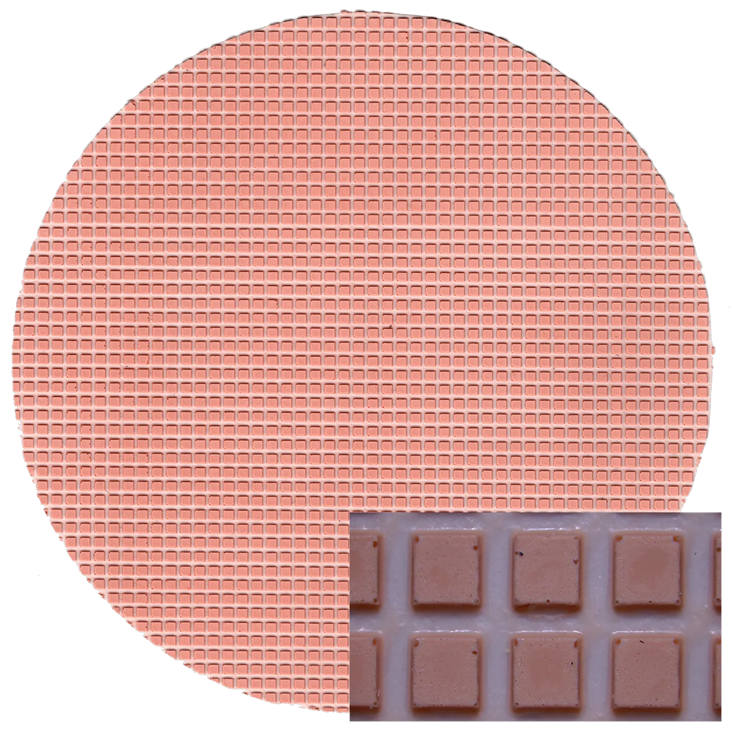 Disco abrasivo de diamante con aglomerante de resina de 8" con respaldo de PSA, 25 micrones, 1/caja, DIA-R025-08-PSA