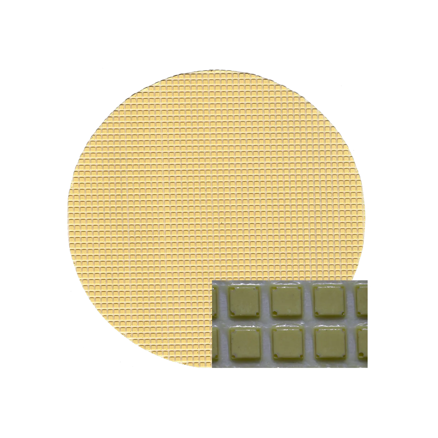 Disco abrasivo de diamante con resina adherida de 8" con respaldo magnético, 35 micrones, 1/caja, DIA-R035-08-MAG