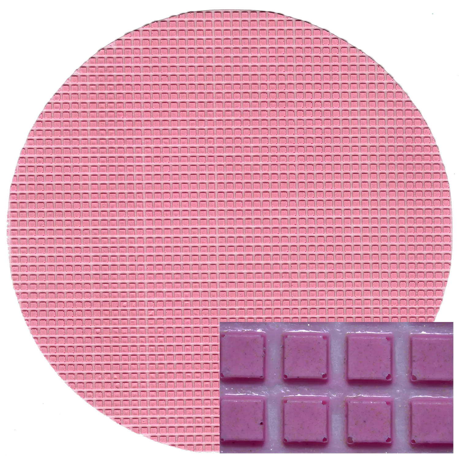 Disco abrasivo de diamante con aglomerante de resina de 8" con respaldo de PSA, 70 micrones, 1/caja, DIA-R070-08-PSA