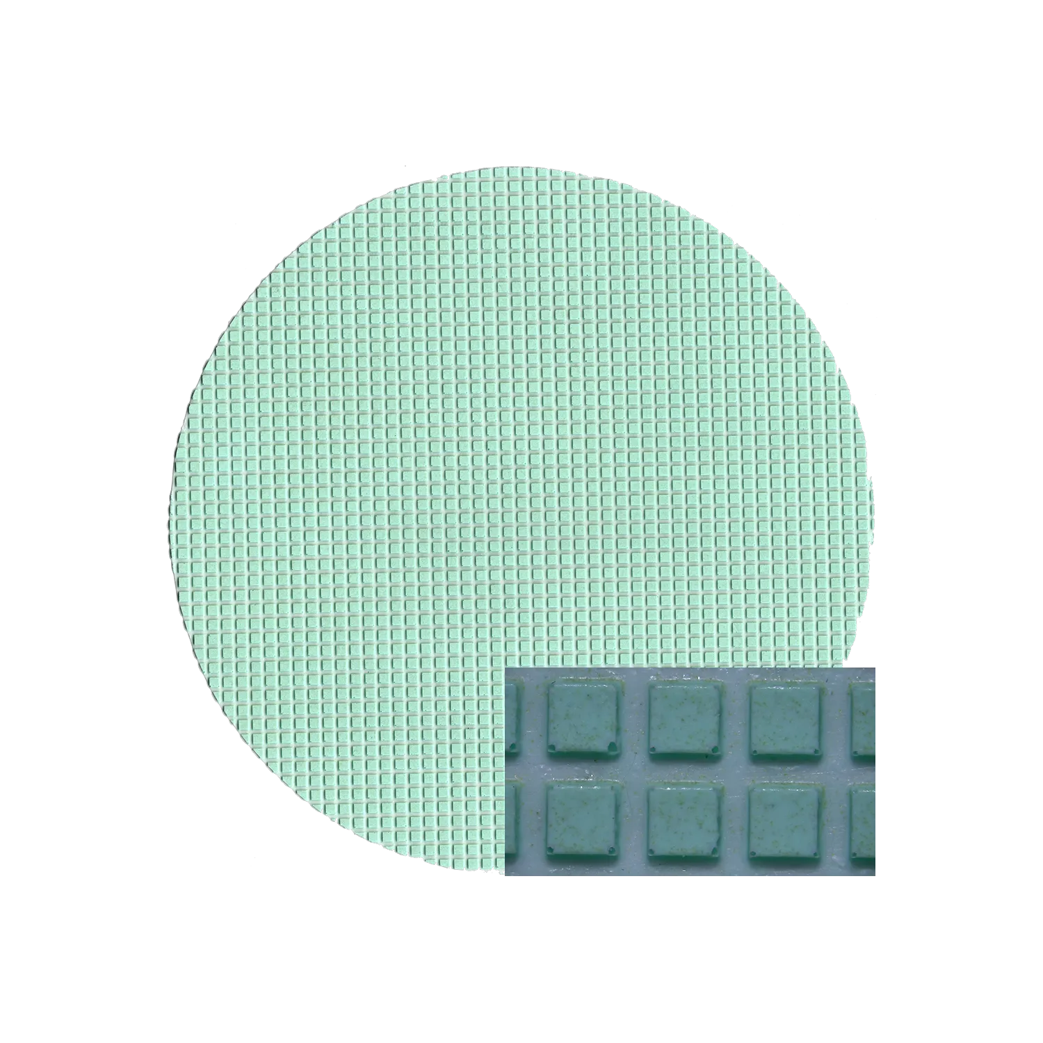 Disco abrasivo de diamante con resina adherida de 8" con respaldo magnético, 125 micrones, 1/caja, DIA-R125-08-MAG