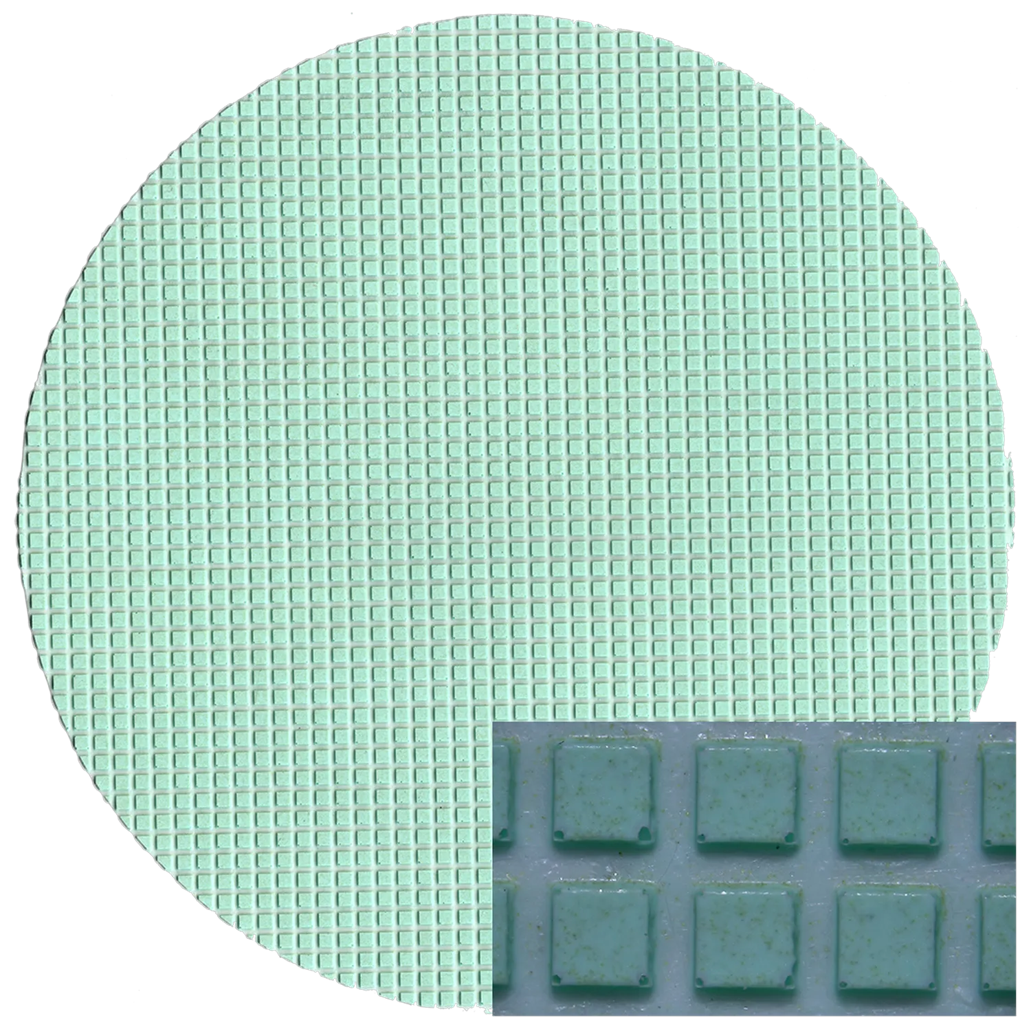 Disco abrasivo de diamante con aglomerante de resina de 8" con respaldo de PSA, 125 micrones, 1/caja, DIA-R125-08-PSA