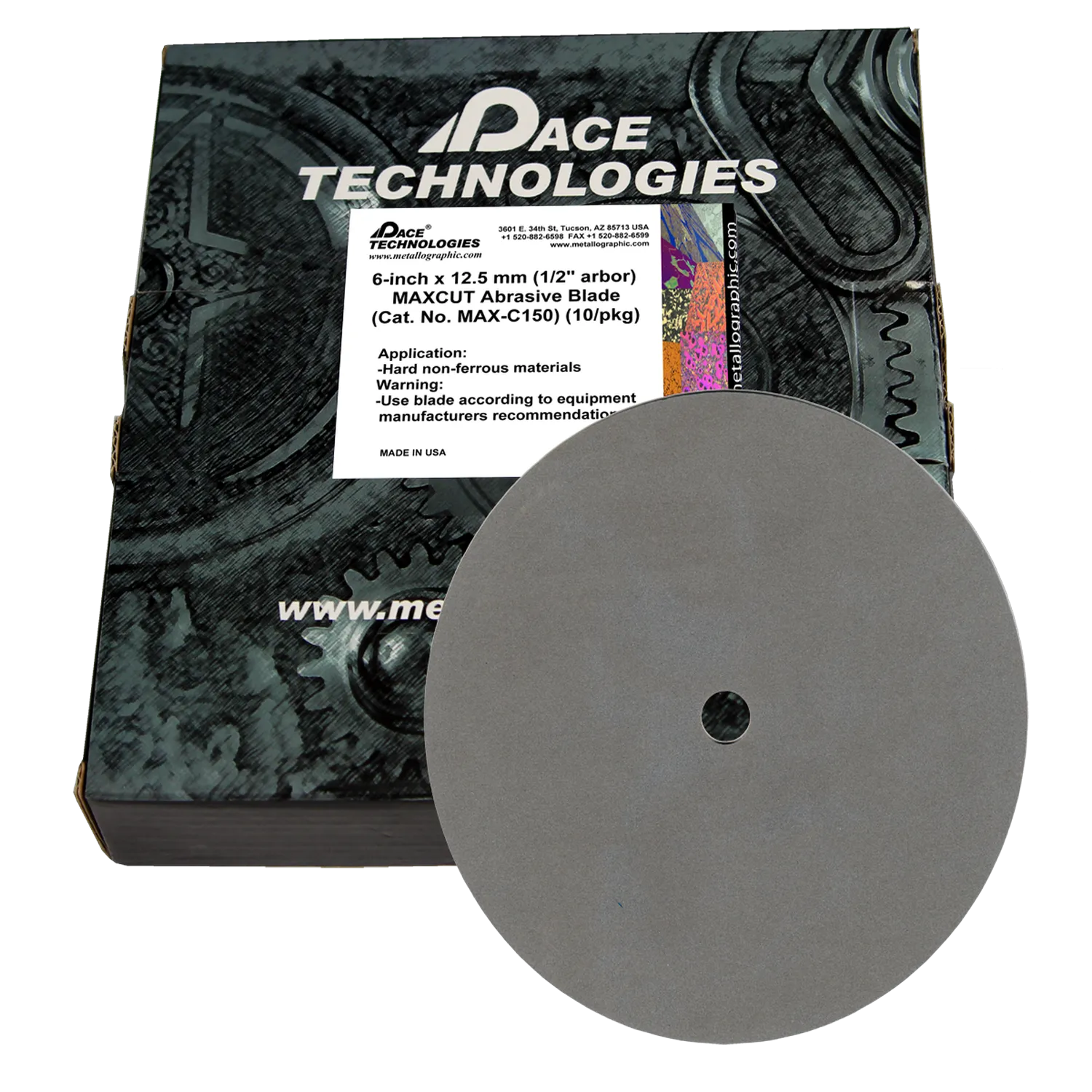 SiC Abrasive Wafering Blade, 6 inch, MAX-C150