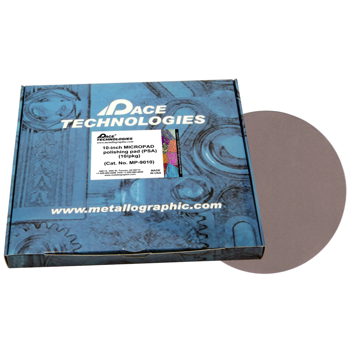 10" MICROPAD Polishing Pad with PSA backed, MP-9010