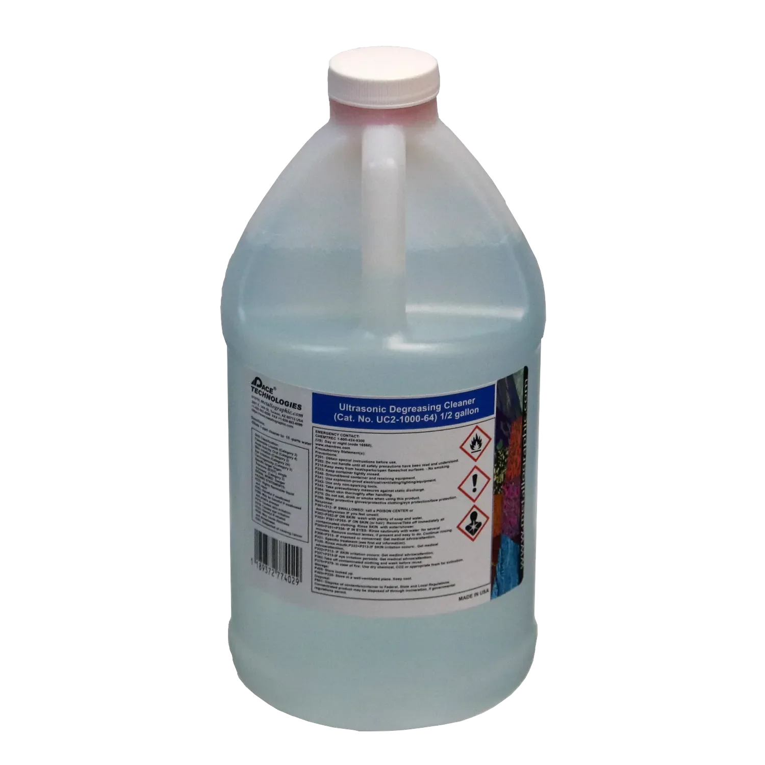 Solución de limpieza y desengrasado ultrasónico ULTRACLEAN 2, UC2-1000