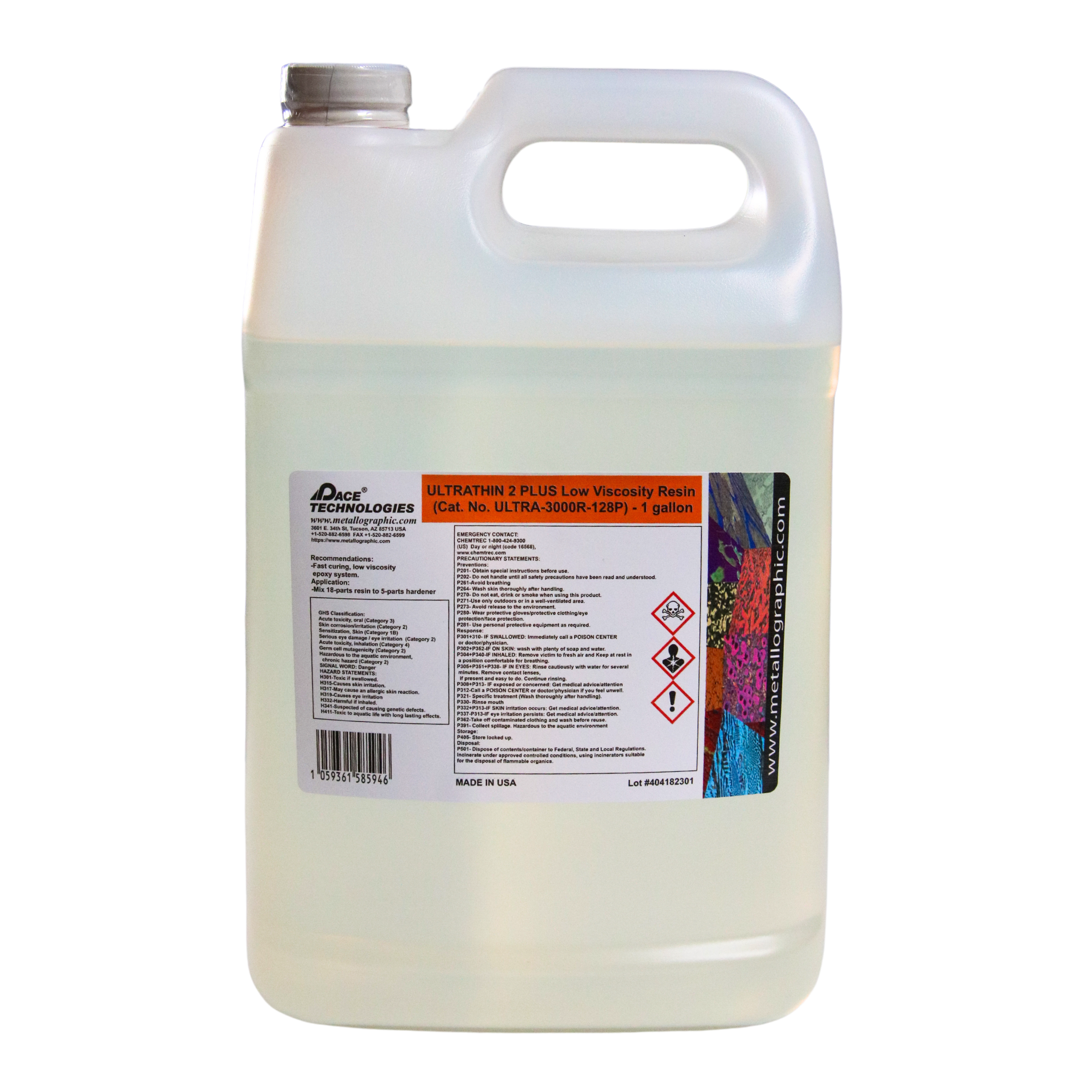 Resina epoxi de baja viscosidad ULTRATHIN 2 Plus, ULTRA-3000R-P