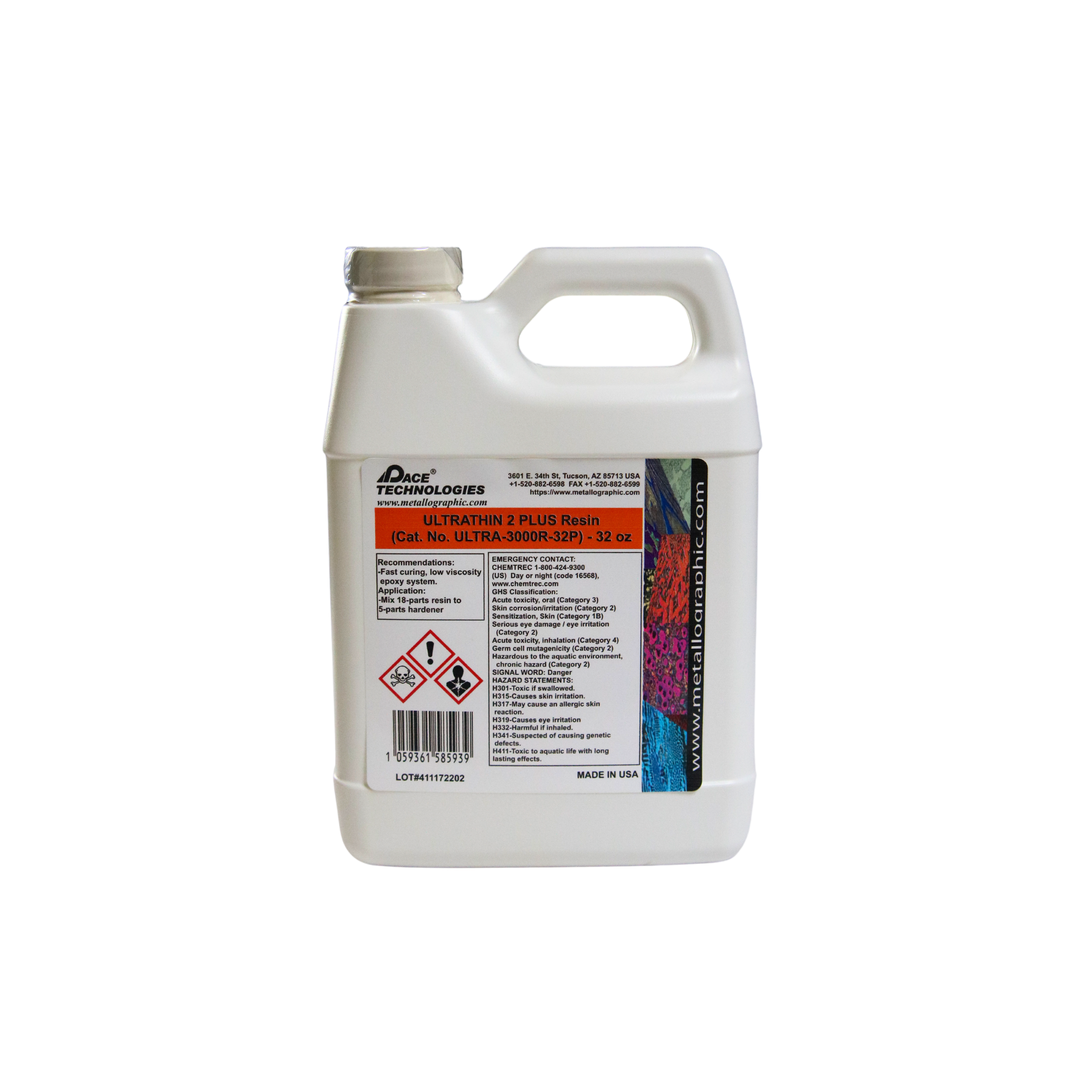 Resina epoxi de baja viscosidad ULTRATHIN 2 Plus, ULTRA-3000R-P