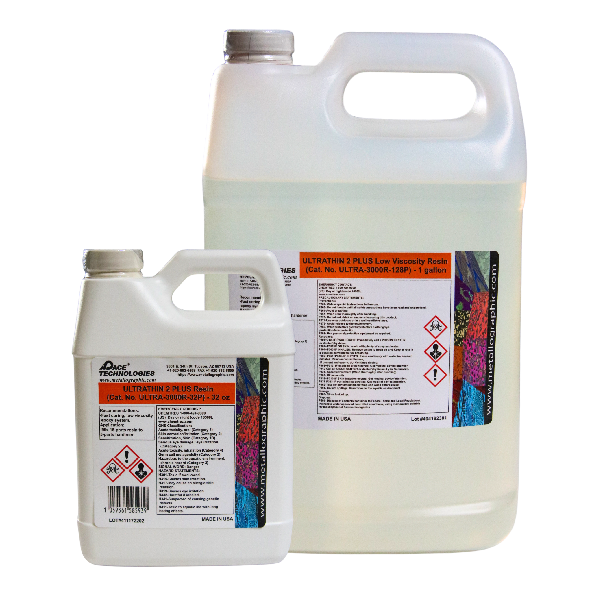 Resina epoxi de baja viscosidad ULTRATHIN 2 Plus, ULTRA-3000R-P