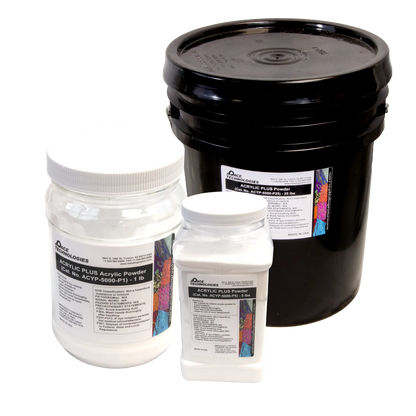 ACRYLIC PLUS Castable Mounting Resin (powder), 1 lb to 100 lbs