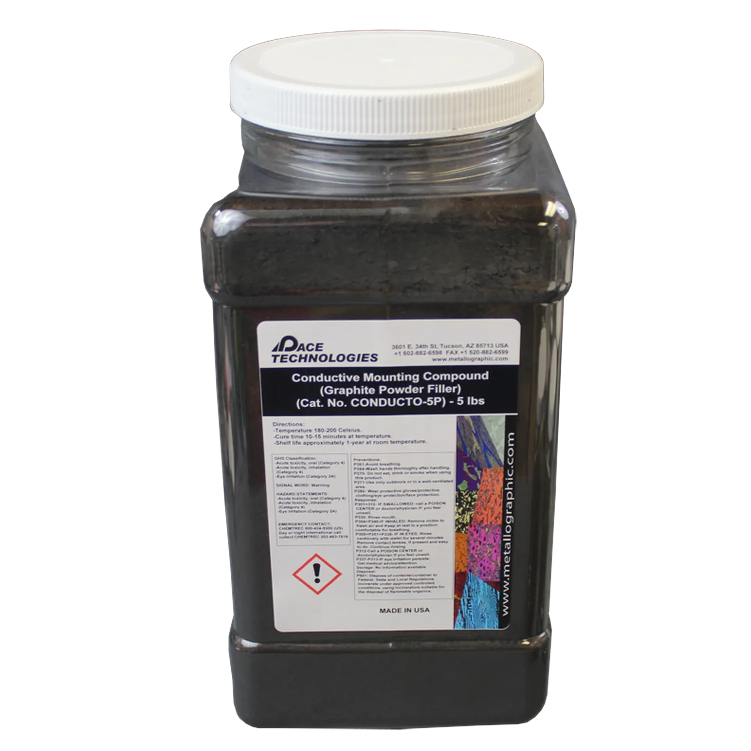 Conductive Compression Mounting Resin (Graphite), CONDUCTO