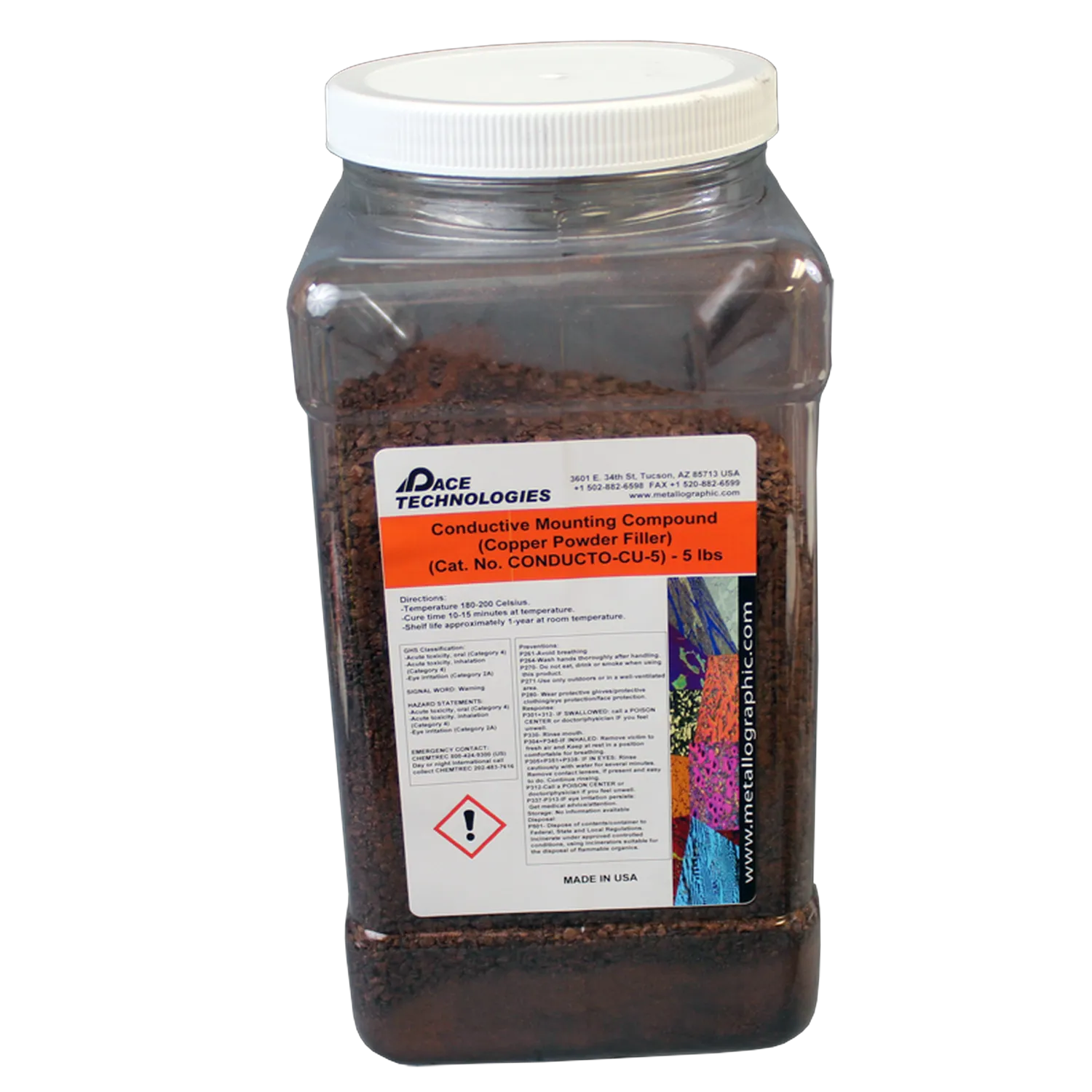 Conductive Compression Mounting Resin (Copper), 1 lb. CONDUCTO-CU-1