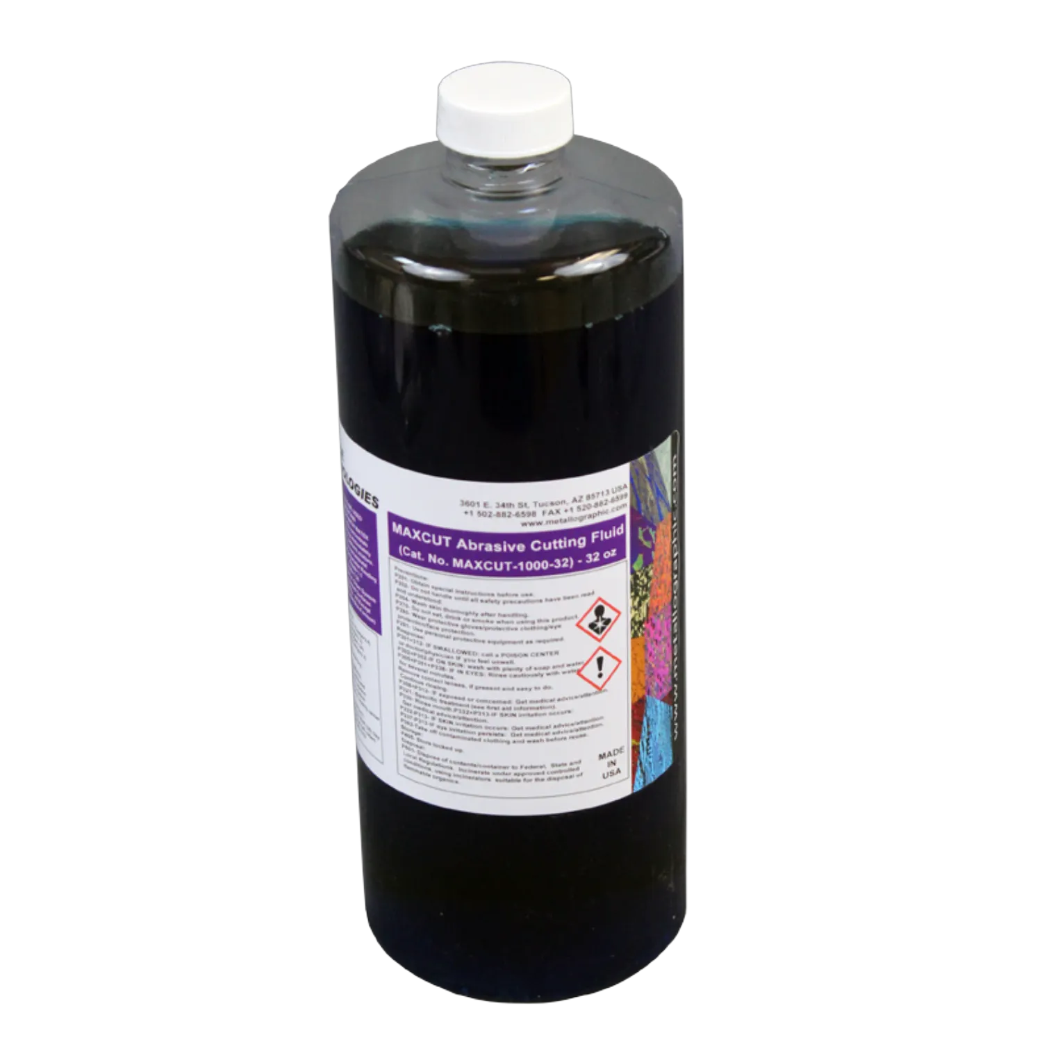 Abrasive Cutting Fluid, 32oz, MAXCUT-1000-32