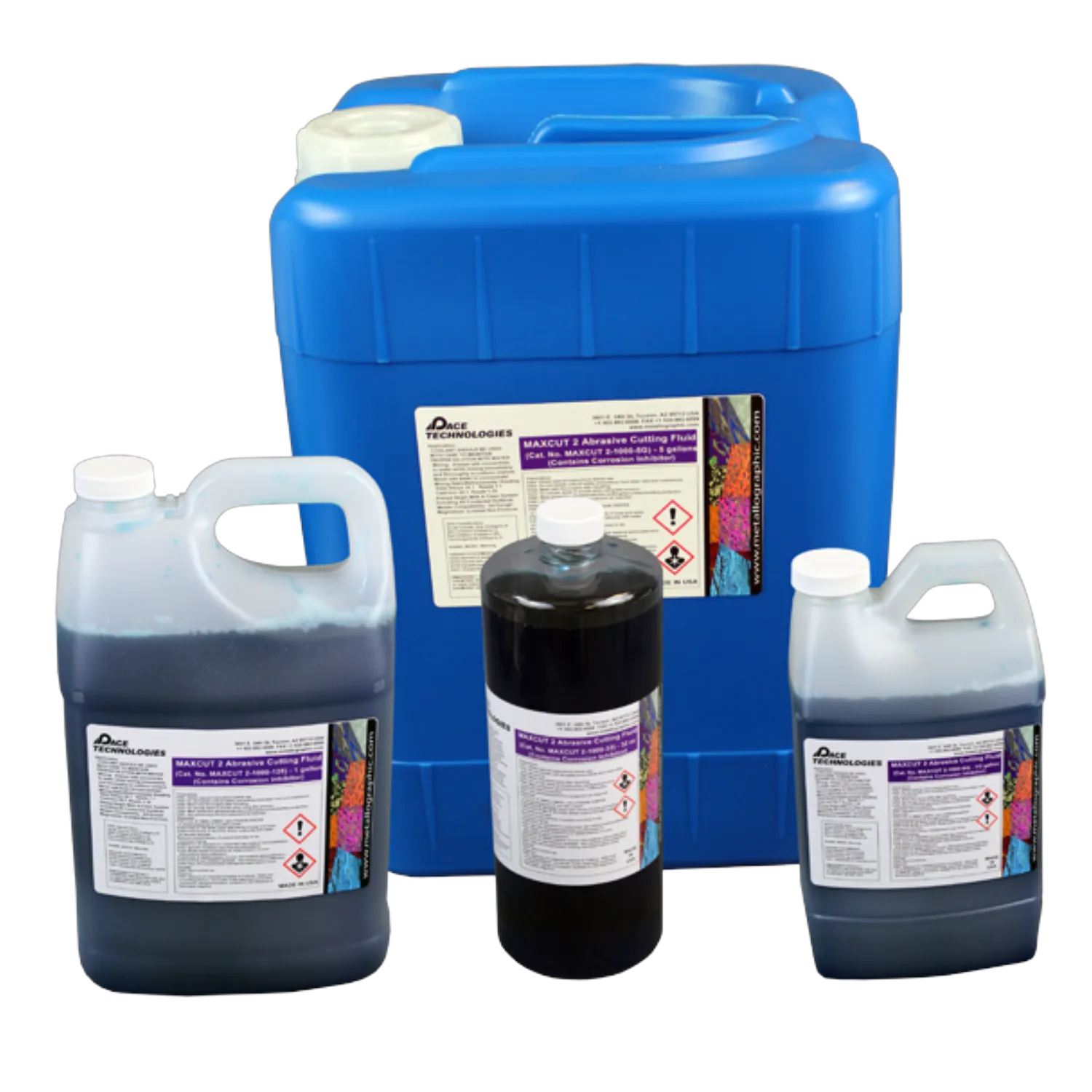 Abrasive Cutting Fluid with Anti-Corrosion, 5gallon, 1gallon, 64oz, 32oz, MAXCUT2-1000