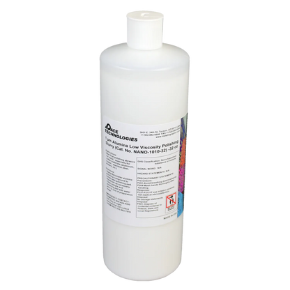 NANO Low Viscosity Alumina Polishing Slurry, 1 micron, NANO-1010