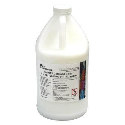 SIAMAT Colloidal Silica Polishing Abrasive, White, 0.06 micron, SI-100A