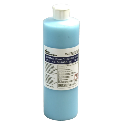 SIAMAT Colloidal Silica Polishing Abrasive, Blue, 0.06 micron, SI-100B