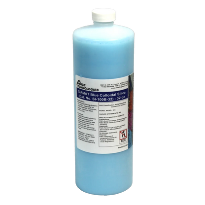 SIAMAT Colloidal Silica Polishing Abrasive, Blue, 0.06 micron, SI-100B
