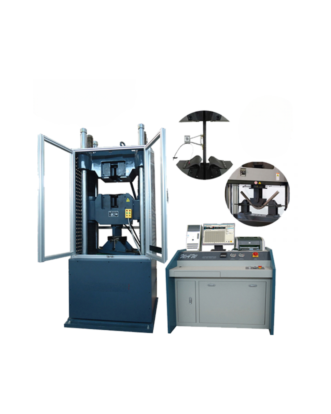Computerized Universal Machine WAW-E Series 1000kN Computerized Servo Hydraulic Universal Testing Mac ...
